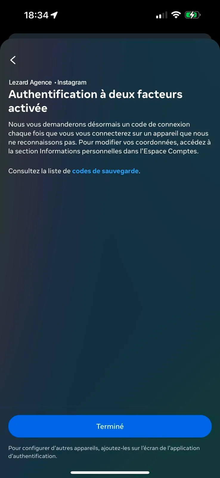 Authentication Activated!